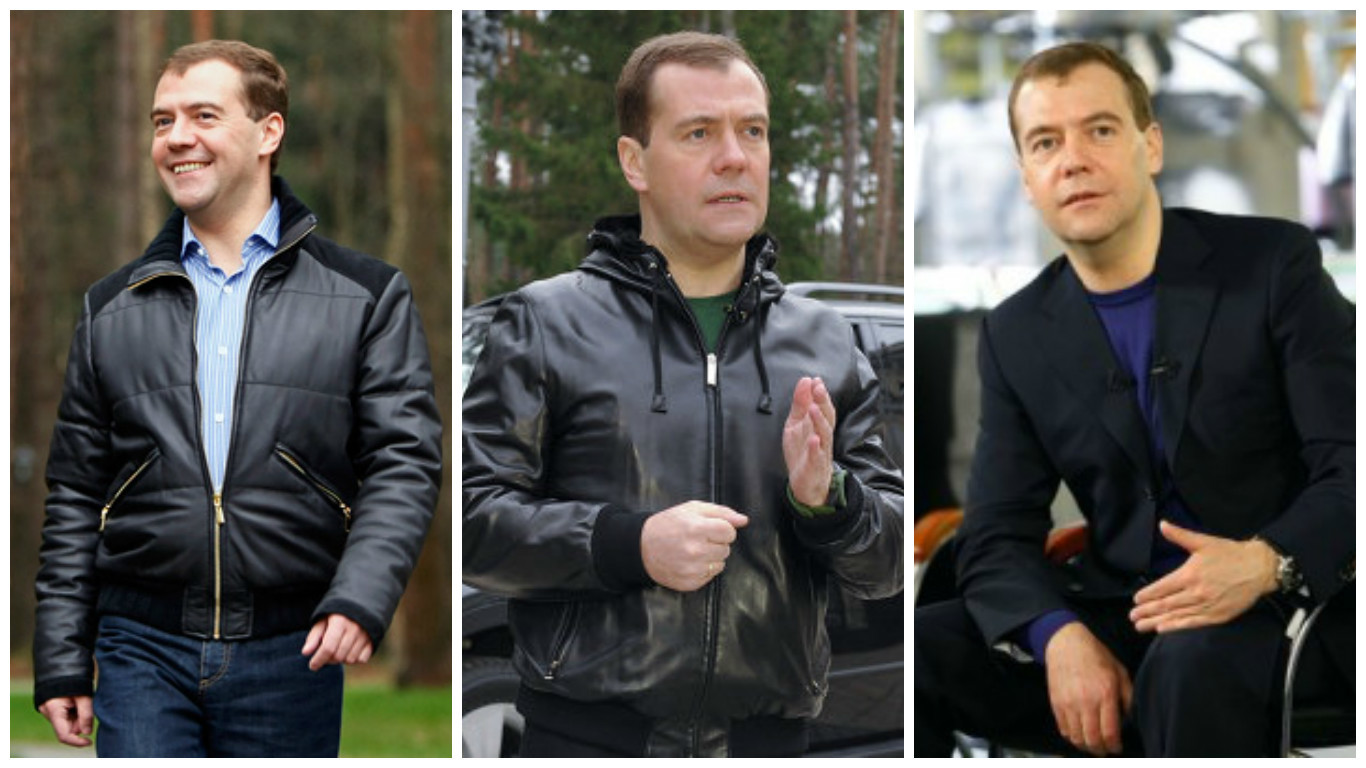 Дмитрий Медведев одежда